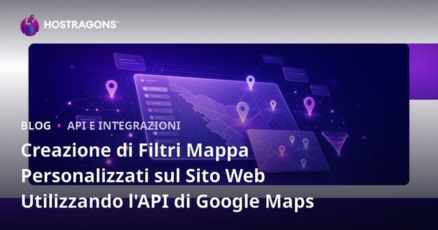 Creazione di Filtri Mappa Personalizzati sul Sito Web Utilizzando l'API di Google Maps