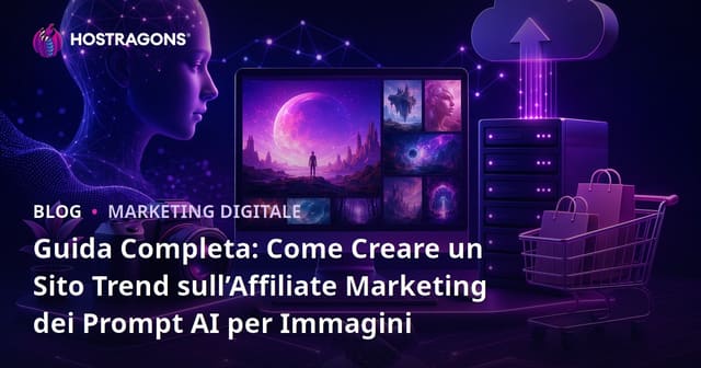 Guida Completa: Come Creare un Sito Trend sull’Affiliate Marketing dei Prompt AI per Immagini