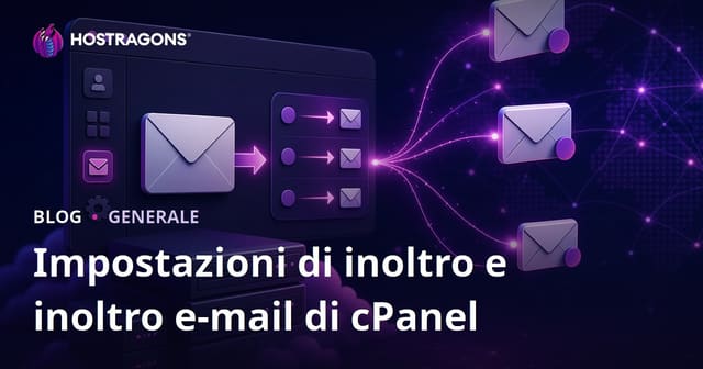 Impostazioni di inoltro e inoltro e-mail di cPanel