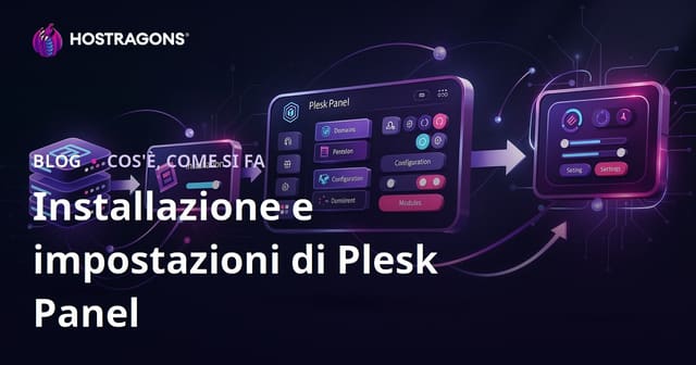 Installazione e impostazioni di Plesk Panel