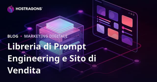 Come creare e vendere una libreria prompt di Intelligenza Artificiale: guida SEO e hosting per il 2026