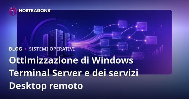 Ottimizzazione di Windows Terminal Server e dei servizi Desktop remoto
