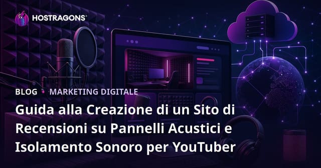 Guida alla Creazione di un Sito di Recensioni per Youtuber: Pannelli Acustici e Isolamento Sonoro