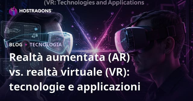 Realtà aumentata (AR) vs. realtà virtuale (VR): tecnologie e applicazioni
