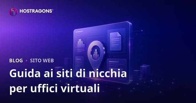 Sito di nicchia aziendale che esamina solo fornitori di ufficio virtuale e indirizzi legali
