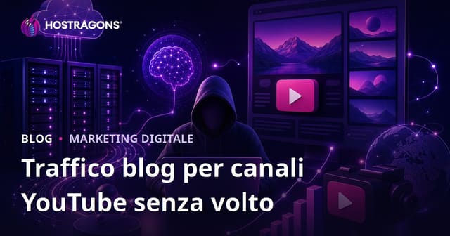 Strategie per usare il traffico del blog per far crescere canali YouTube faceless con AI