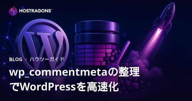 WordPressのwp_commentmetaテーブルをクリーンアップしてサイト速度を改善する方法