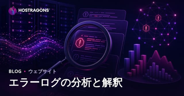 エラーログの分析と解釈