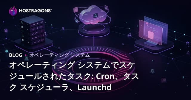 オペレーティング システムでスケジュールされたタスク: Cron、タスク スケジューラ、Launchd