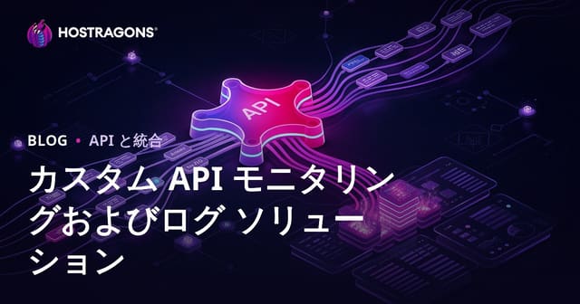 カスタム API モニタリングおよびログ ソリューション