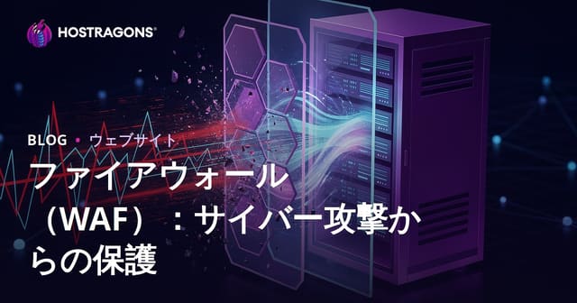 ファイアウォール（WAF）：サイバー攻撃からの保護