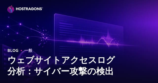 ウェブサイトアクセスログ分析：サイバー攻撃の検出