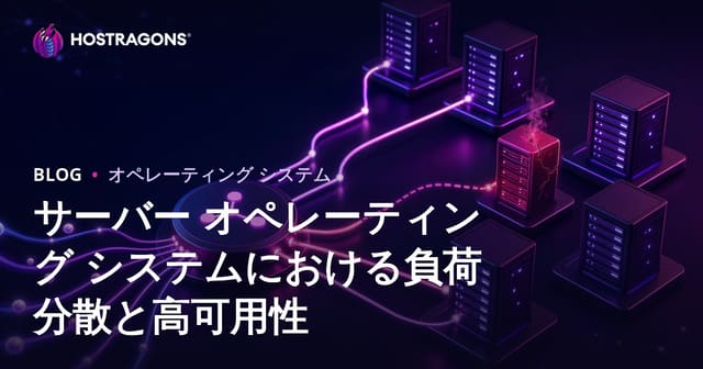サーバー運用システムにおける負荷分散と高可用性の実践