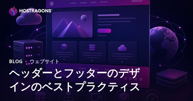 ヘッダーとフッターのデザインのベストプラクティス