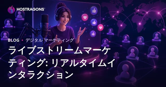 ライブストリームマーケティング: リアルタイムインタラクション