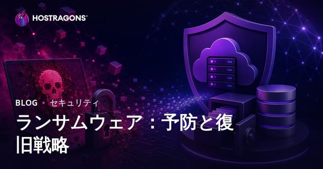 ランサムウェア：予防と復旧戦略