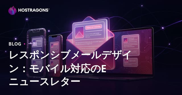 レスポンシブメールデザイン：モバイル対応のEニュースレター