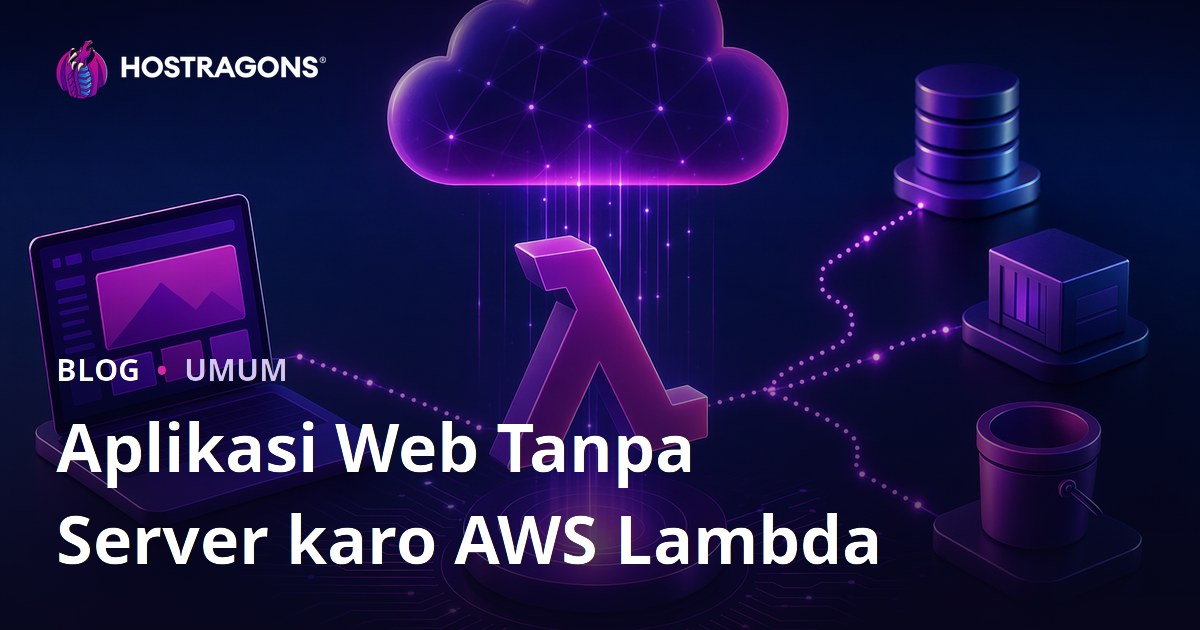 Aplikasi Web Tanpa Server karo AWS Lambda