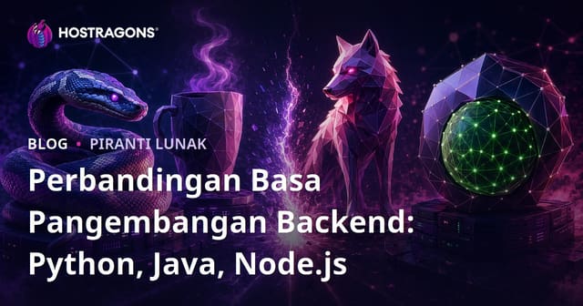 Perbandingan Basa Pangembangan Backend: Python, Java, Node.js