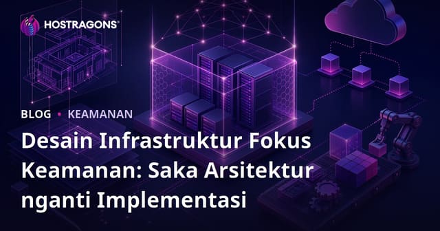 Desain Infrastruktur Fokus Keamanan: Saka Arsitektur nganti Implementasi
