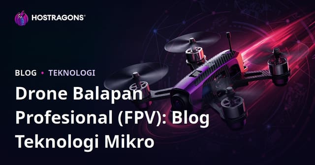 Drone Balapan Profesional (FPV): Blog Teknologi Mikro