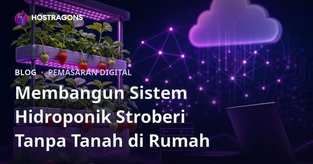 Membangun Sistem Hidroponik Stroberi Tanpa Tanah di Rumah