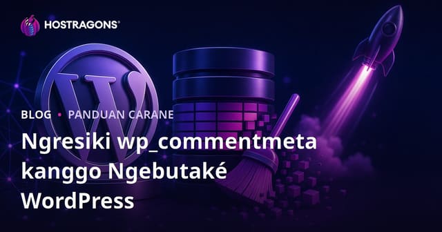 Ngluwihake Situs kanthi Ngresiki Tabel wp_commentmeta ing Database WordPress