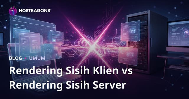 Rendering Sisih Klien vs Rendering Sisih Server