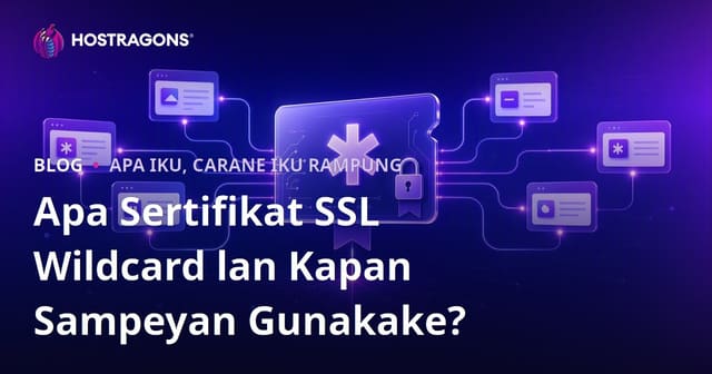 Apa Sertifikat SSL Wildcard lan Kapan Sampeyan Gunakake?