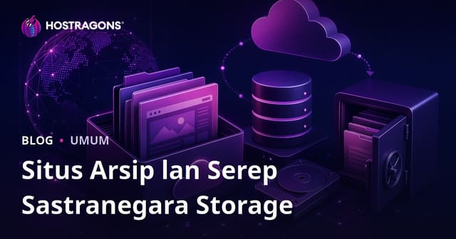 Situs Arsip lan Serep Sastranegara Storage