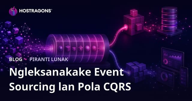 Ngleksanakake Event Sourcing lan Pola CQRS