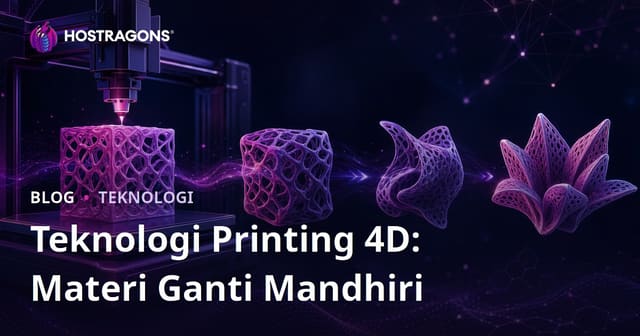 Teknologi Printing 4D: Materi Ganti Mandhiri