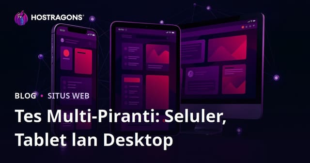 Tes Multi-Piranti: Seluler, Tablet lan Desktop