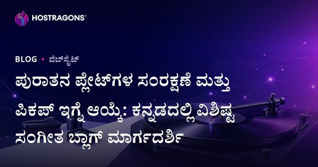 ಪುರಾತನ ಪ್ಲೇಟ್‌ಗಳ ಸಂರಕ್ಷಣೆ ಮತ್ತು ಪಿಕಪ್ ಇಗ್ನೆ ಆಯ್ಕೆ: ಕನ್ನಡದಲ್ಲಿ ವಿಶಿಷ್ಟ ಸಂಗೀತ ಬ್ಲಾಗ್ ಮಾರ್ಗದರ್ಶಿ