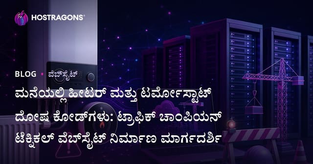 ಮನೆಯಲ್ಲಿ ಹೀಟರ್ ಮತ್ತು ಟರ್ಮೋಸ್ಟಾಟ್ ದೋಷ ಕೋಡ್‌ಗಳು: ಟ್ರಾಫಿಕ್ ಚಾಂಪಿಯನ್ ಟೆಕ್ನಿಕಲ್ ವೆಬ್‌ಸೈಟ್ ನಿರ್ಮಾಣ ಮಾರ್ಗದರ್ಶಿ