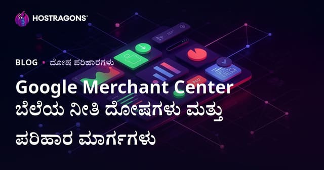 Google Merchant Center ಬೆಲೆಯ ನೀತಿ ದೋಷಗಳು ಮತ್ತು ಪರಿಹಾರ ಮಾರ್ಗಗಳು