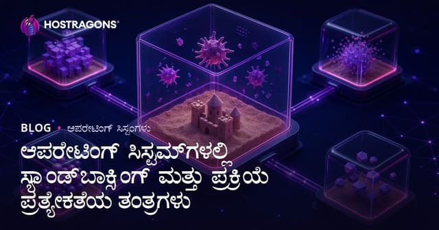 ಆಪರೇಟಿಂಗ್ ಸಿಸ್ಟಮ್‌ಗಳಲ್ಲಿ ಸ್ಯಾಂಡ್‌ಬಾಕ್ಸಿಂಗ್ ಮತ್ತು ಪ್ರಕ್ರಿಯೆ ಪ್ರತ್ಯೇಕತೆಯ ತಂತ್ರಗಳು