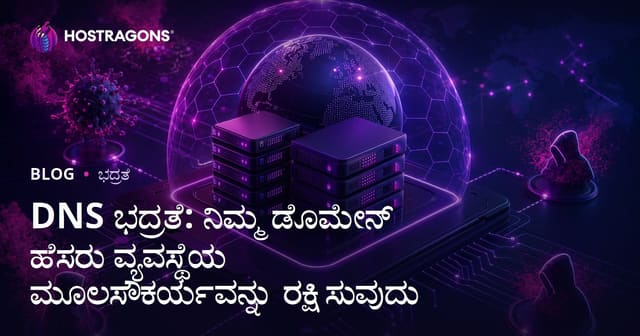 DNS ಭದ್ರತೆ: ನಿಮ್ಮ ಡೊಮೇನ್ ಹೆಸರು ವ್ಯವಸ್ಥೆಯ ಮೂಲಸೌಕರ್ಯವನ್ನು ರಕ್ಷಿಸುವುದು