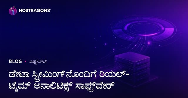 ಡೇಟಾ ಸ್ಟ್ರೀಮಿಂಗ್‌ನೊಂದಿಗೆ ರಿಯಲ್-ಟೈಮ್ ಅನಾಲಿಟಿಕ್ಸ್ ಸಾಫ್ಟ್‌ವೇರ್