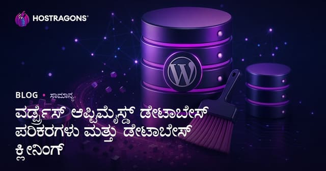 ವರ್ಡ್ಪ್ರೆಸ್ ಆಪ್ಟಿಮೈಸ್ಡ್ ಡೇಟಾಬೇಸ್ ಪರಿಕರಗಳು ಮತ್ತು ಡೇಟಾಬೇಸ್ ಕ್ಲೀನಿಂಗ್