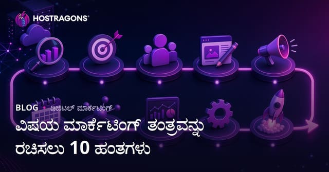 ವಿಷಯ ಮಾರ್ಕೆಟಿಂಗ್ ತಂತ್ರವನ್ನು ರಚಿಸಲು 10 ಹಂತಗಳು