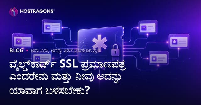 ವೈಲ್ಡ್‌ಕಾರ್ಡ್ SSL ಪ್ರಮಾಣಪತ್ರ ಎಂದರೇನು ಮತ್ತು ನೀವು ಅದನ್ನು ಯಾವಾಗ ಬಳಸಬೇಕು?