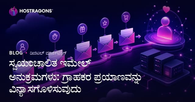 ಸ್ವಯಂಚಾಲಿತ ಇಮೇಲ್ ಅನುಕ್ರಮಗಳು: ಗ್ರಾಹಕರ ಪ್ರಯಾಣವನ್ನು ವಿನ್ಯಾಸಗೊಳಿಸುವುದು