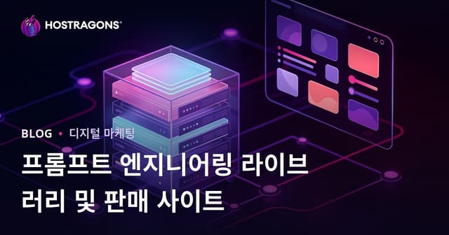 인공지능 프롬프트 엔지니어링 라이브러리 및 판매 사이트 구축하기