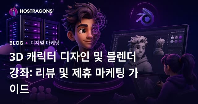 3D 캐릭터 디자인 및 블렌더 강좌: 리뷰 및 제휴 마케팅 가이드