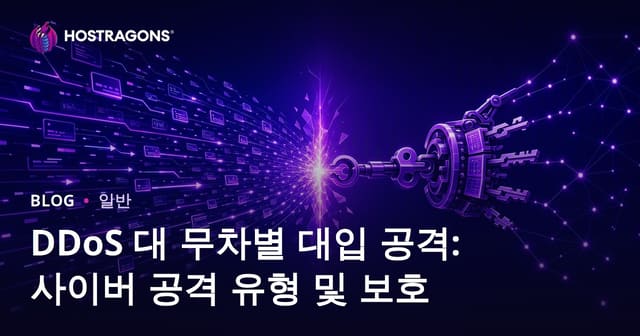 DDoS 대 무차별 대입 공격: 사이버 공격 유형 및 보호