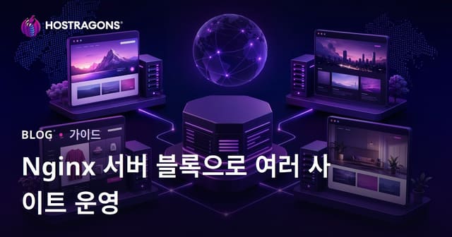 Nginx 서버 블록(가상 호스트)으로 여러 웹사이트 호스팅하기