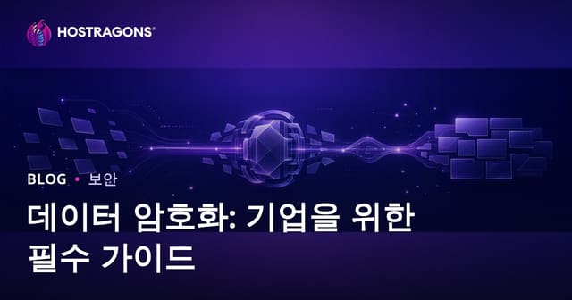 데이터 암호화: 기업을 위한 필수 가이드