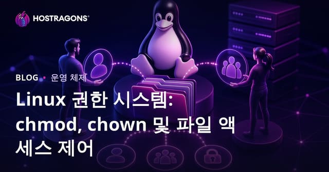 리눅스 권한 시스템: chmod, chown 및 파일 접근 제어