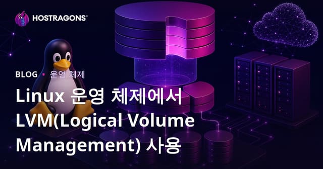 Linux 운영 체제에서 LVM(Logical Volume Management) 사용